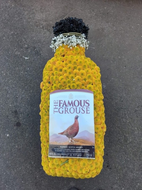 Grouse Whiskey bottle