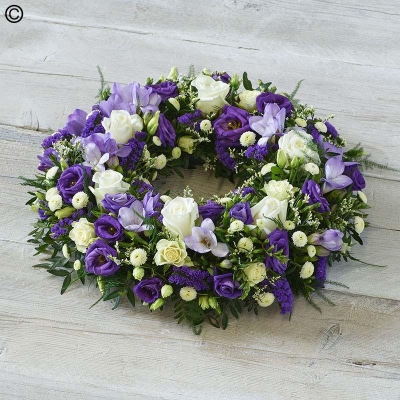 Scented Blue Wreath