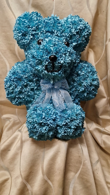 3D floral teddy bear