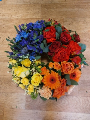 colour wreath