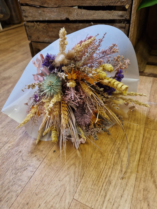 Dried bunch of flowers