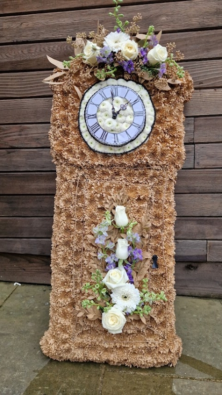 Light wood Grandfather clock