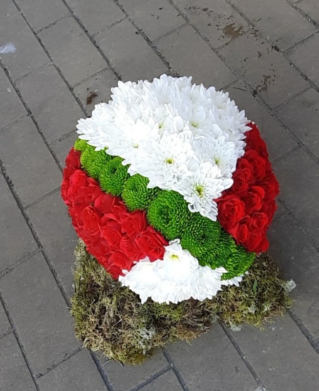 Rugby Ball in Wales Colours