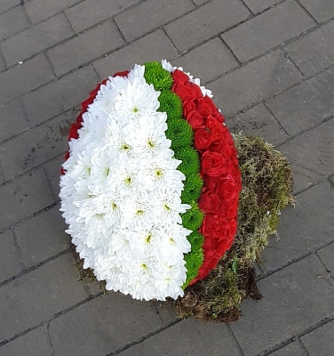 Rugby Ball in Wales Colours