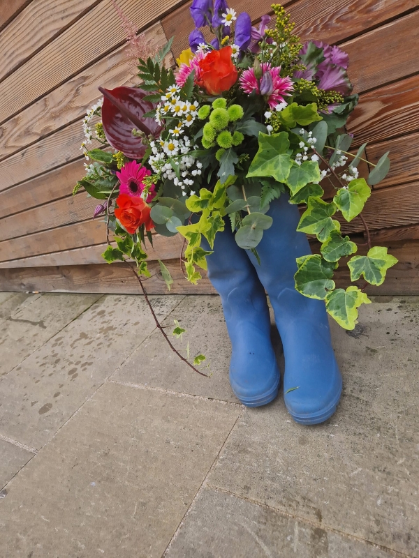 Wellies Arrangement