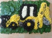 JCB funeral tribute