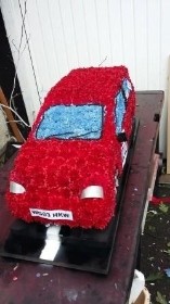 3 D  Car Funeral tribute