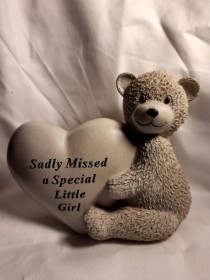 Heart Bear Plaque