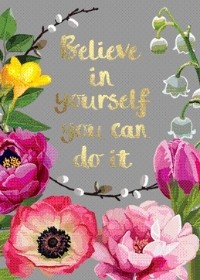 'Believe in yourself, you Can Do It' SK Card