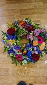 brighter days grouped wreath