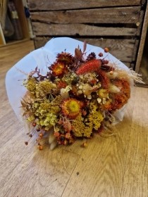 Dried bunch of flowers