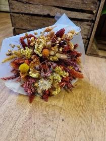 Dried bunch of flowers