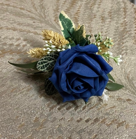 Navy Foam Rose